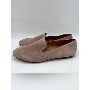 J. Crew Suede smoking loafers tan AA524 Size 10